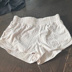 lululemon athletica Light Beige Athletic Shorts